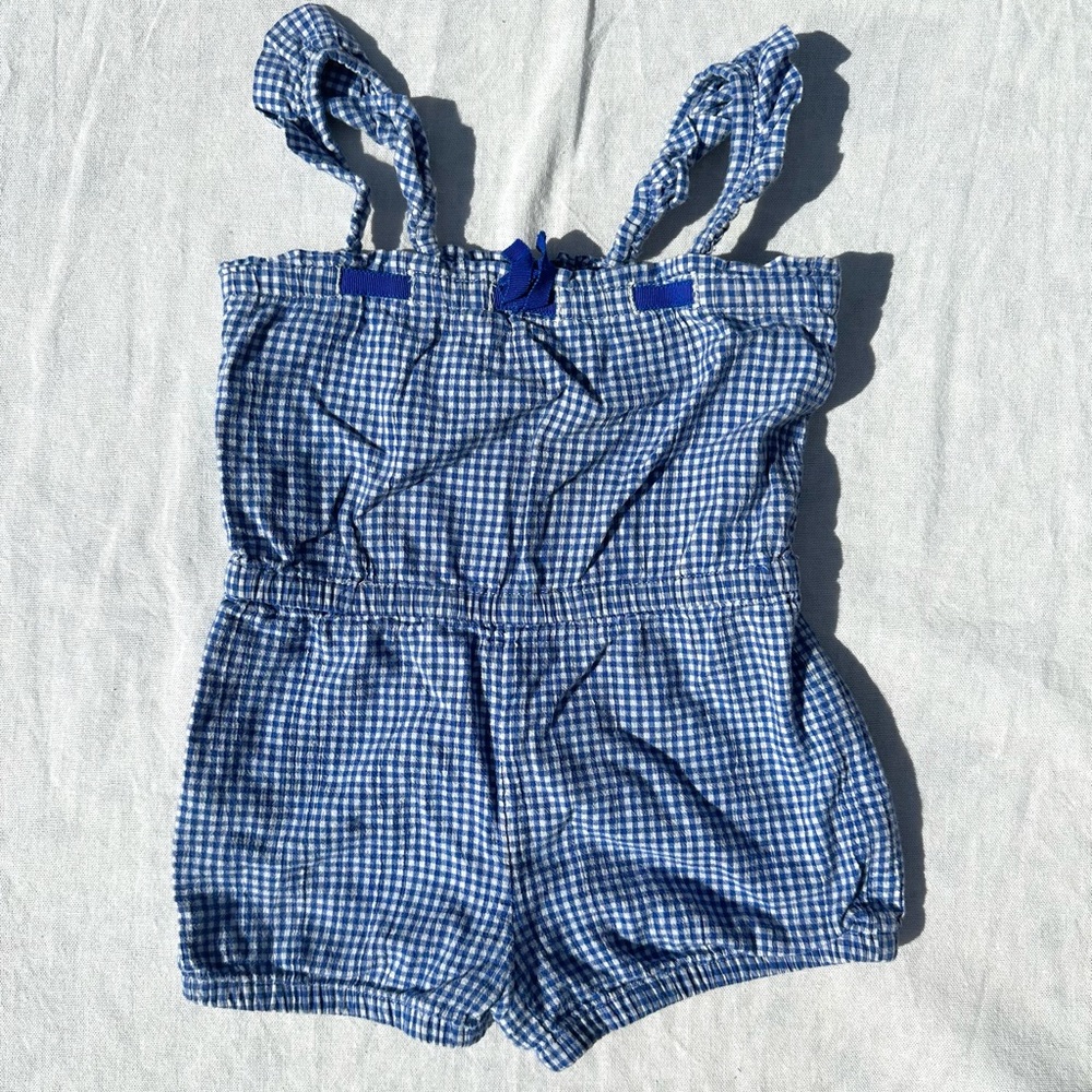 Baby gap gingham romper size 3T